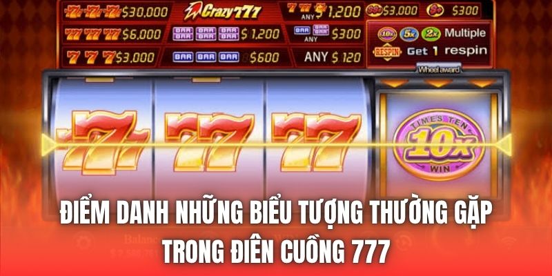 Điểm danh những biểu tượng thường gặp trong Điên Cuồng 777